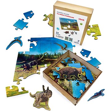 Ulanik Podlahové puzzle „Dinosauři? (4680136752125)