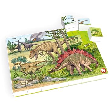 HUBELINO Puzzle-Svět dinosaurů (4250331410191)