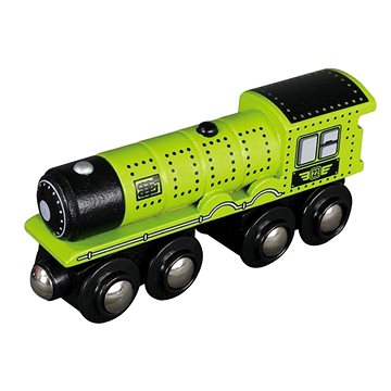 Maxim Parní lokomotiva - zelená50486 (647069504867)