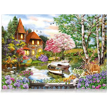 Star Puzzle Dům u jezera 1000 dílků (1100349)