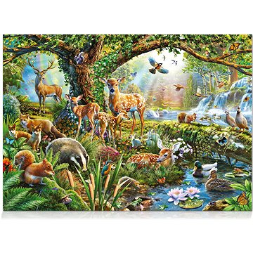 Star Puzzle Život v lese 1000 dílků (1100905)