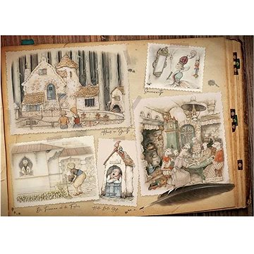 Jumbo Puzzle Kniha pohádek Efteling 1000 dílků (18874)