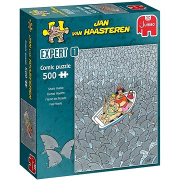 Jumbo Puzzle JvH Expert 1: Žraločí mánie 500 dílků (20089)