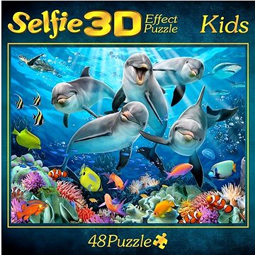 M.I.C. Puzzle Delfíní selfie 3D 48 dílků (636.4)