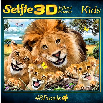 M.I.C. Puzzle Selfie lvího krále 3D 48 dílků (690.6)