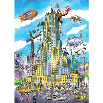 Cobble Hill Puzzle DoodleTown: Empire State 1000 dílků (53501)