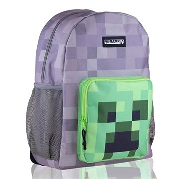 Studentský / sportovní batoh s motivem Minecraft zeleno šedý (Ast 502 020 202)