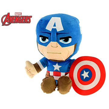 Avengers Captain America plyšový 30 cm sedící (MI34937)