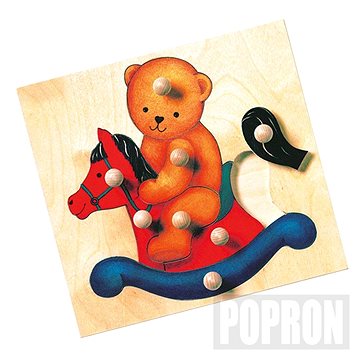 Bino puzzle medvěd maxi úchytky (P11591)