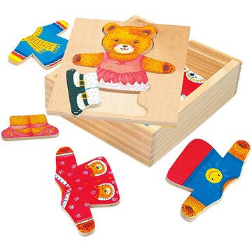Bino puzzle, šatní skříň, medvědice (P11957)