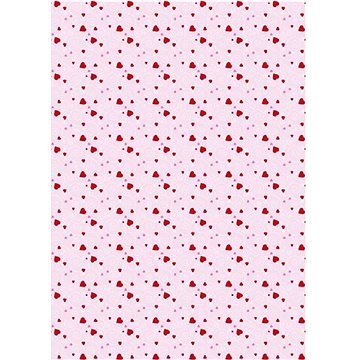 Optys 7577 - Papír A4 jednostranný, 170g, spirálky růžovo/červený (101311)