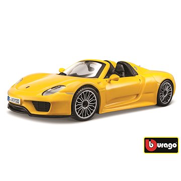 Bburago Porsche 918 Spyder Yellow (4893993008377)
