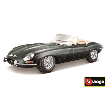 Bburago Jaguar E Cabriolet (1961) Green (4893993120468)