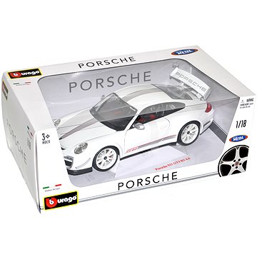 Bburago Porsche 911 GT3 RS 4.0 - bílý (4893993110360)