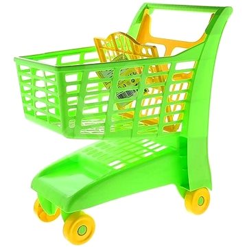 Androni Nákupní vozík se sedátkem - zelený (8595692600468)