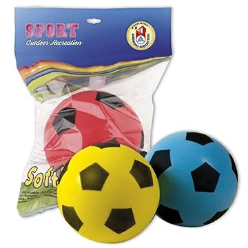 Androni Soft míč - průměr 20 cm, žlutý (8595692601076)