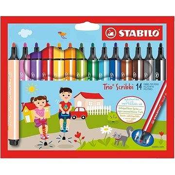 STABILO Trio Scribbi 14 barev (4006381492522)