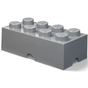 LEGO úložný box 8 - tmavě šedá (5711938034283)
