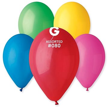 Nafukovací balónky, 30cm, mix barev, 10ks (8595681500113)