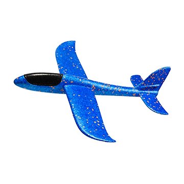 FOXGLIDER dětské házecí letadlo - házedlo modré 48cm (745125299792)