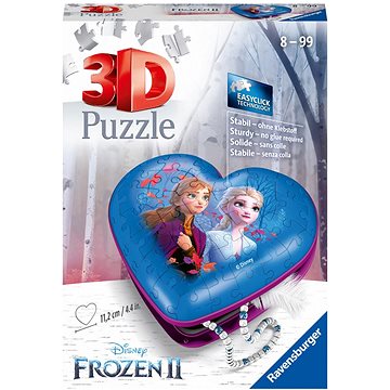 Ravensburger 3D 112364 Srdce Disney Ledové království 2 54 dílků (4005556112364)