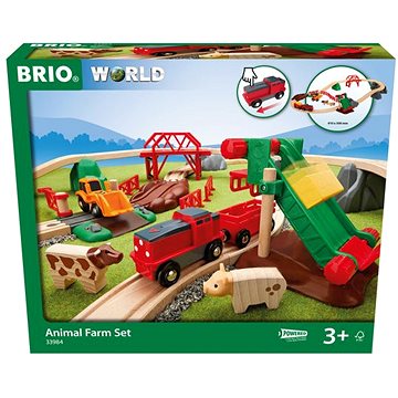 Brio World 33984 Hrací set zvířecí farma (7312350339840)