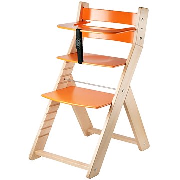 Rostoucí židle Wood Partner Luca Barva: lak/oranžová (8592927751575)