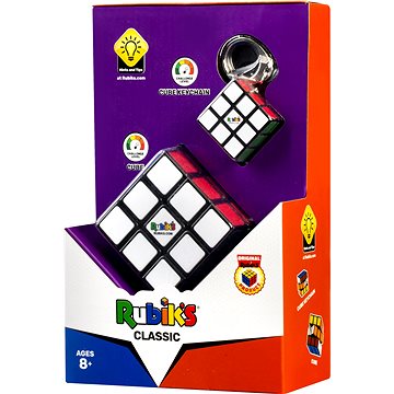 Rubikova kostka sada Klasik (3x3x3 + přívěšek) (5908273080352)