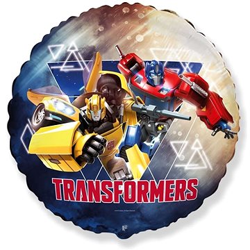 Balón foliový - 45 cm kulatý - Transformers (8435102305630)