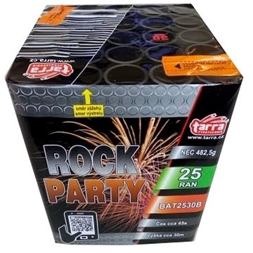 Ohňostroj - baterie výmetnic rock party 25ran (8595596302444)