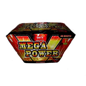 Ohňostroj - baterie výmetnic mega power 49ran (8595596303250)