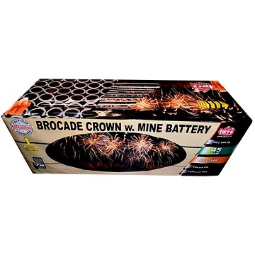 Ohňostroj -baterie výmetnic brocade crown w. mine battery 45 ran (8595596316519)