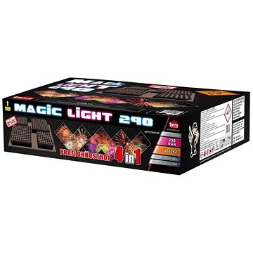 Profi složený ohňostroj magic light 298 ran 
