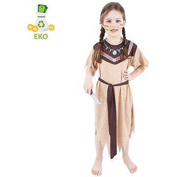 Rappa dětský kostým indiánka s páskem (M) (8590687206922)