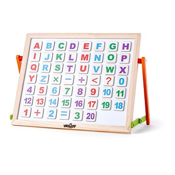 Woody Magnetická tabulka s ABC na stůl (8591864901074)