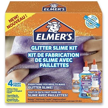 Sada Elmer's k výrobě slizu, Glitter Slime Kit (3026980772567)