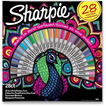 SHARPIE Peacock 28 barev (3026980581589)