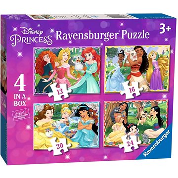 Ravensburger 030798 Disney kouzelné princezny 4 v 1 (4005556030798)