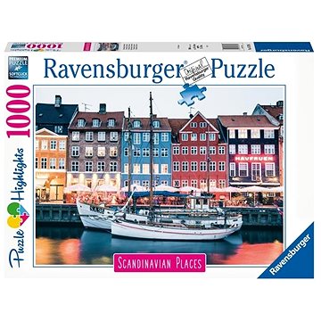 Ravensburger 167395 Skandinávie Kodaň, Dánsko 1000 dílků (4005556167395)