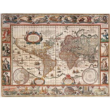 Ravensburger 166336 Mapa světa 2000 dílků (4005556166336)