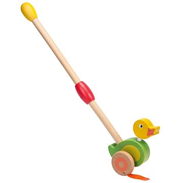 Jouéco dřevěná jezdící kachna na tyči (8711866800452)