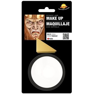 Bílý Make-Up s Houbou - Halloween - 9 g (8434077156292)
