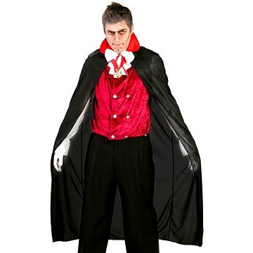 Kostým - Plášť Vampír - Upír - Drakula - Halloween - 140 cm (8434077183359)