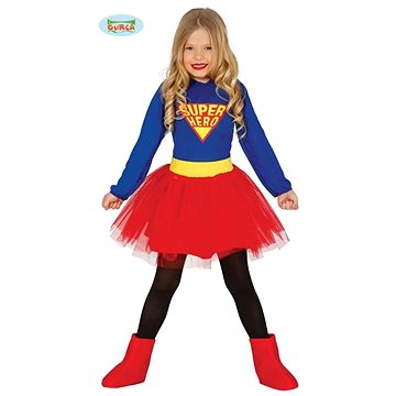 Dětský Kostým Superhrdinka - Superhero - vel.7-9 let (8434077832264)