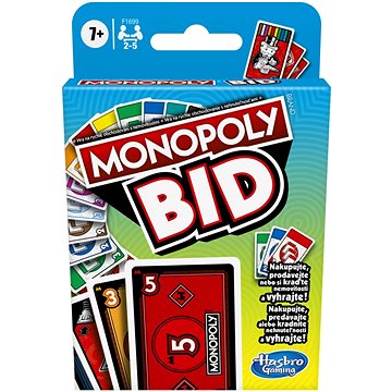 Karetní hra Monopoly Bid CZ/SK (5010993900015)