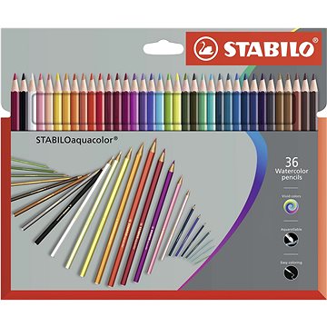 STABILOaquacolor kartonové pouzdro Premium 36 barev (4006381483612)