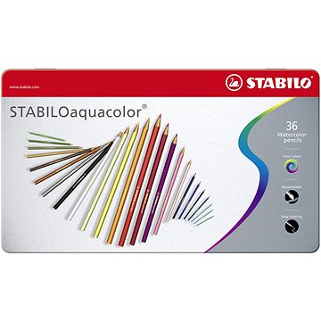 STABILOaquacolor kovové pouzdro 36 barev (4006381146500)