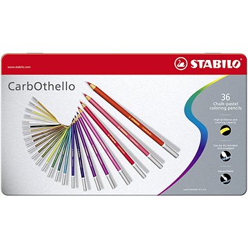 STABILO CarbOthello kovové pouzdro 36 barev (4006381279635)
