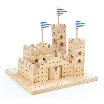 Dřevěná stavebnice Buko - Malý hrad 295 dílů (708828930935)