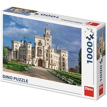 Dino zámek hluboká 1000 puzzle (8590878532878)